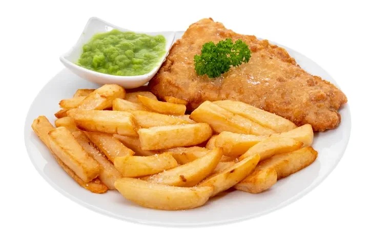 Fish And Chips Crowned Britain’s True National Dish As Curry Claims Flop A traditional British fish and chips meal.
