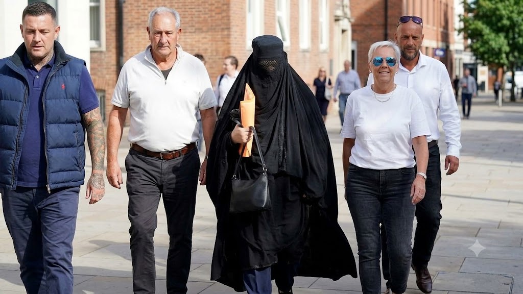 Pensioner Wears Burqa to Court After Arrest at Anti-Migrant Rally